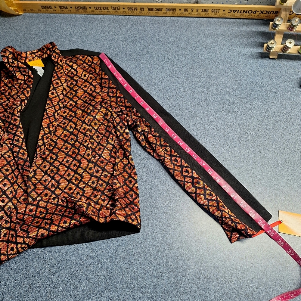 Vintage Ruby Rd. "MACHU PICCHU 2014" Open Front Cardigan, Size Xl, Style#42132C5 - Picture 11 of 11